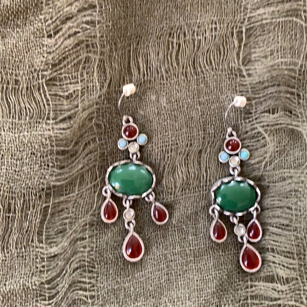 Target faux gems chandelier earrings